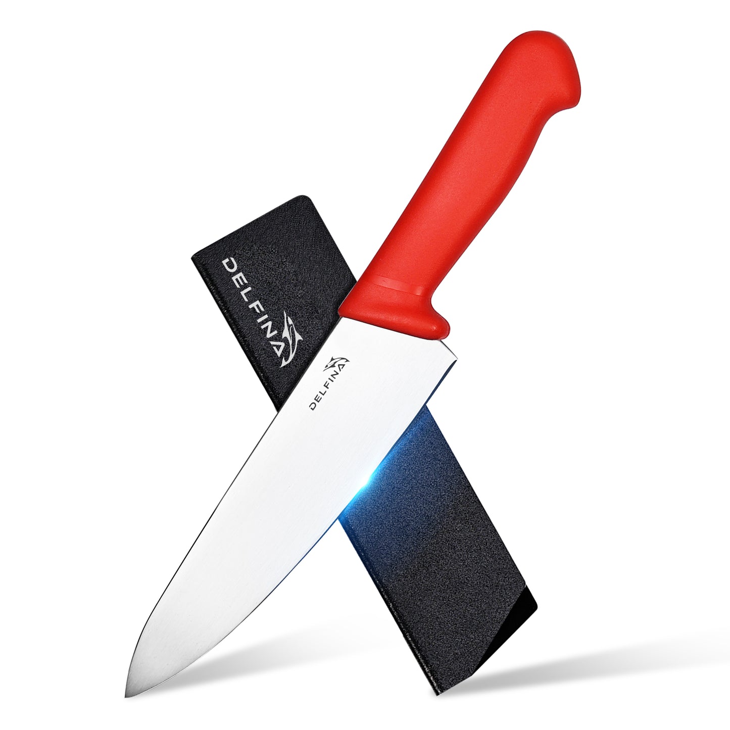 DELFINA 8 Inch Chef Knife with Sheath