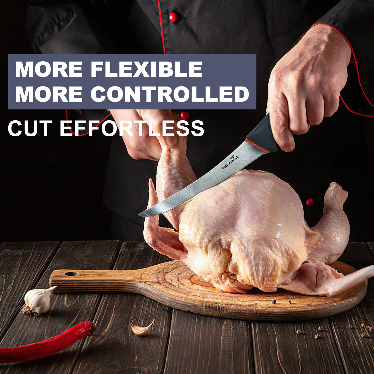 DELFINA 6 Inch Boning Knife