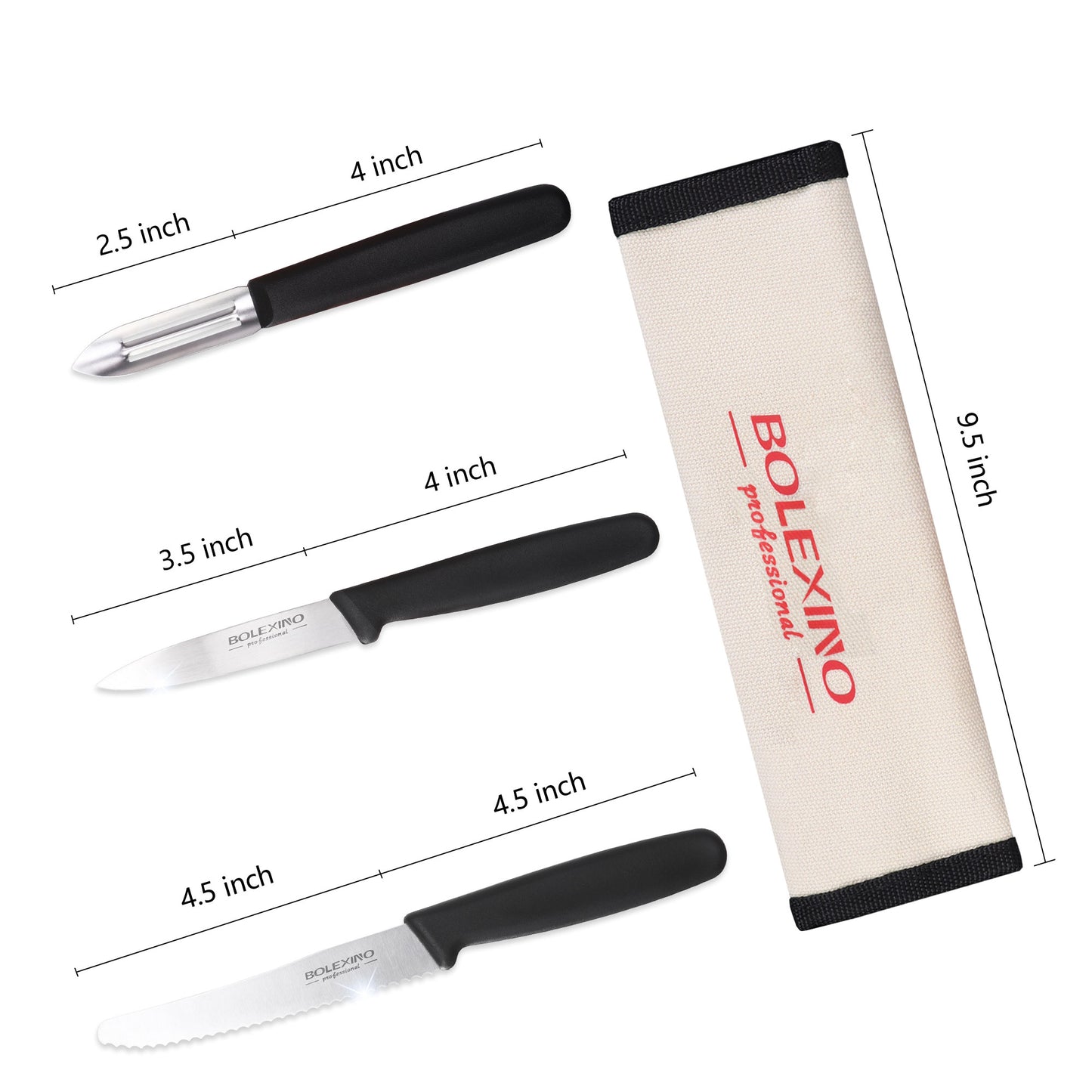 Paring Knife Set-4 Pieces