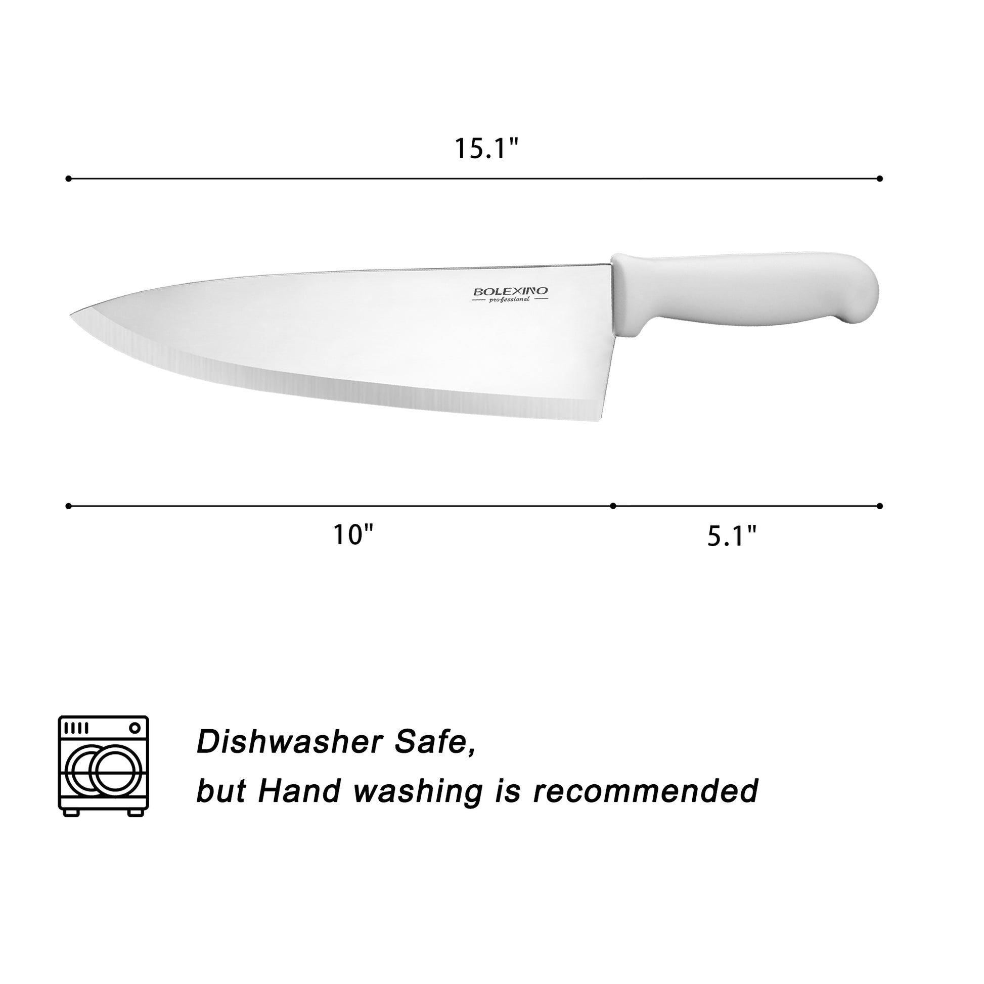 DELFINA Chef Knife, 8 Inch Kitchen Knife with Sheath, Professional High  Carbon Stainless Steel Ultra Sharp Cooking Knife with Ergonomic Handle,Well