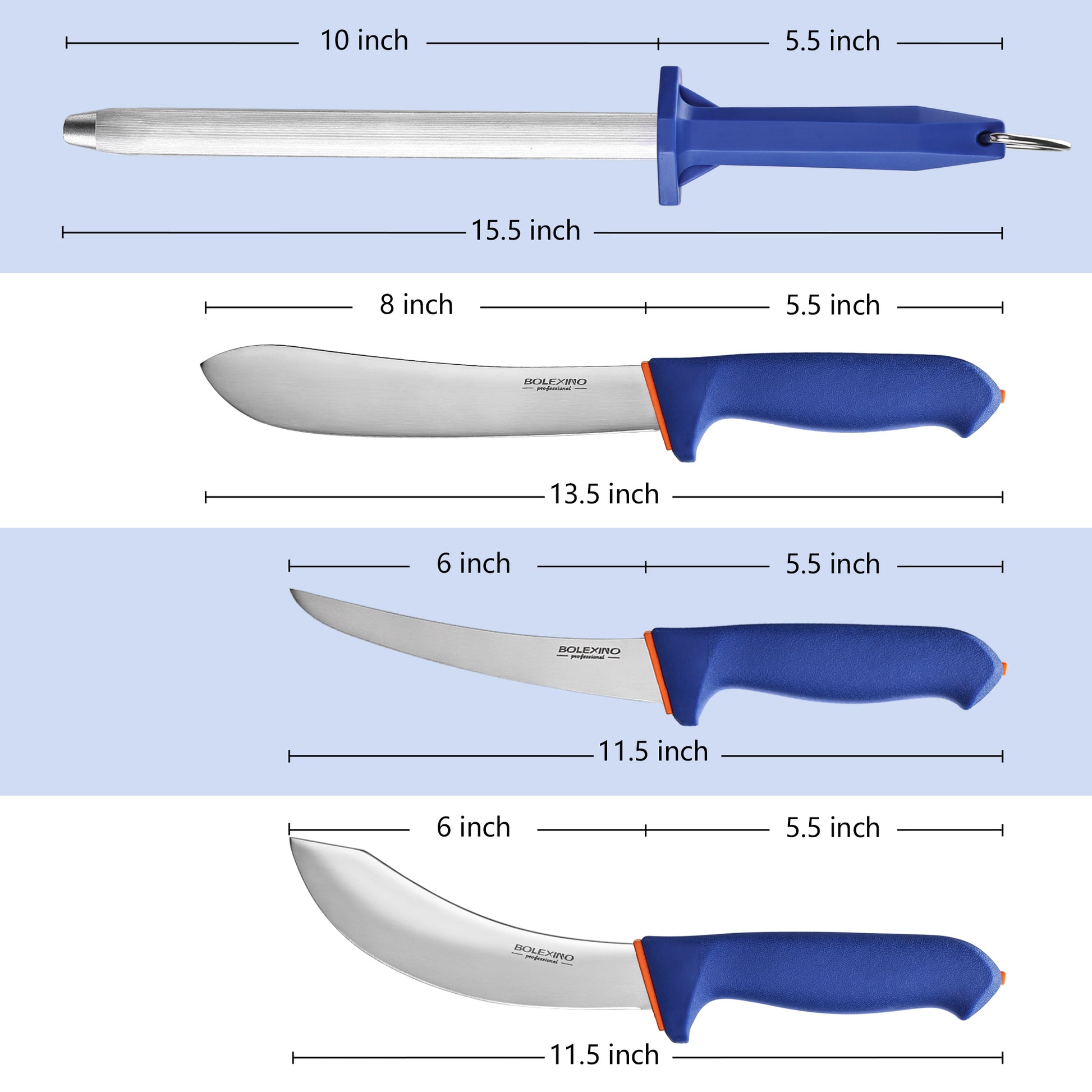 Butcher Knife Set-4 Pieces – BOLEXINO